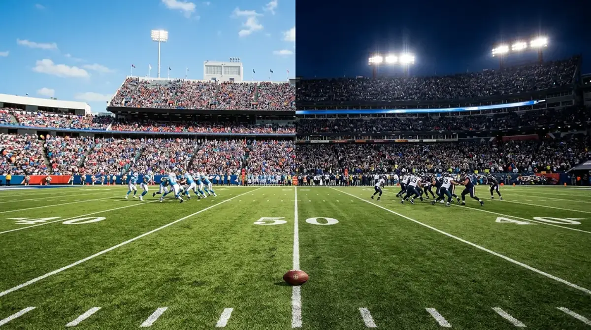 NFL regular season and playoff calendar with crypto betting market differences highlighted